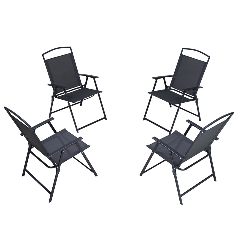Latitude Run® Spooner Folding Patio Dining Chair & Reviews Wayfair